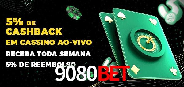 Promoções do cassino ao Vivo 9080bet